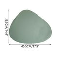 thumbnail image 3 of Msgweeeg Table Mats Placemats Premiums Minimalists Faux-Leather Triangles Water-Drop Placemat Waterproof Oil-Proof Heat-Resistants for Home Dining, 3 of 6