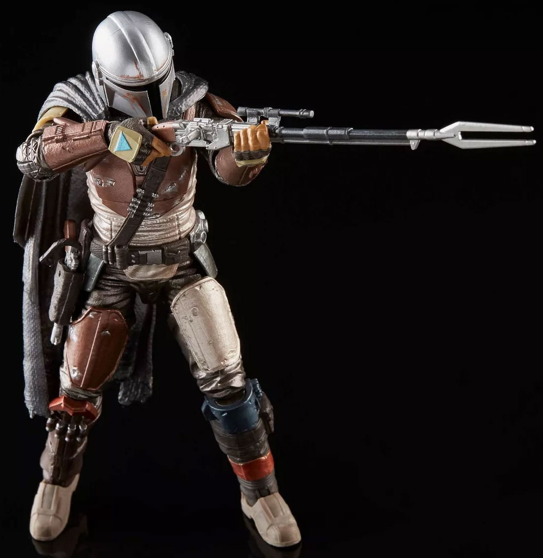 carbonized mandalorian figure