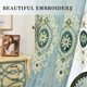 thumbnail image 2 of Cortinas VOGOL personalizadas simples de chenilla jacquard opacas, 2 of 7