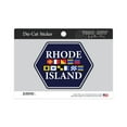 thumbnail image 2 of Die Cut Sticker Rhode Island, Nautical Flags, Contour Vinyl Sticker 3 to 6 inches, (Waterproof Decal for Cars, Water Bottles, Laptops, Coolers), Large, 2 of 5