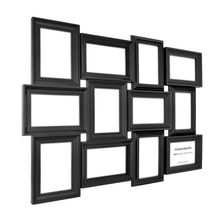 Integrated Black Plastic Photo Frame, 11*14 Collage Picture Frame With Five  Openings For Displaying 4x6 Pictures, Picture Frame Collage, Multi Picture  Frames For Wall Decor, - Temu