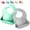 Light Blue and Cool Grey, variant on Silicone Bibs with Food Catcher, Soft and Waterproof Material, Adjustable Fit for Babies and Toddlers (Set of 2)