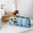thumbnail image 7 of Uemuo French Bulldog Dog in a Bathtub Printed Leather Pencil Case, Pencil Pouch, Portable Pencil Bag, Pen Case for& Office, 7 of 7