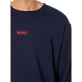 thumbnail image 4 of HUGO Linked Longue Longsleeved T-Shirt, Blue, 4 of 5