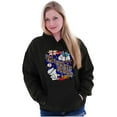 thumbnail image 3 of Airbrushed Tootsie Roll Pop Crunch Unisex Plus Size Hoodie Brisco Brands 2X, 3 of 5