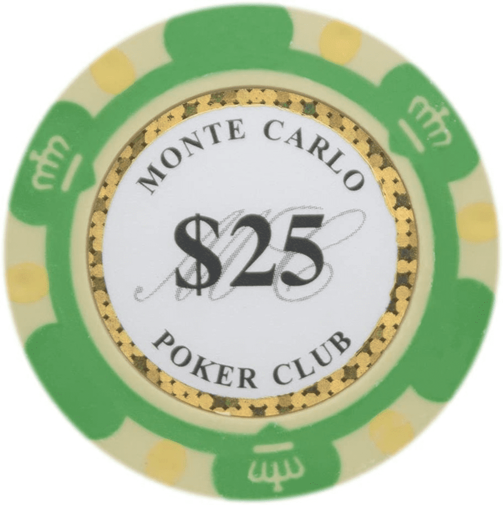 Brybelly Monte Carlo Premium Poker Chips Heavyweight 14Gram Clay