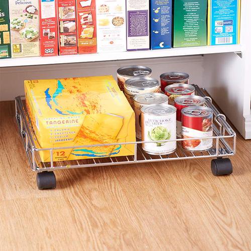 Expandable Metal Rolling Storage Basket
