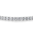 thumbnail image 4 of Gem Stone King 18.00 Cttw Round White Moissanite Tennis Bracelet for Women | 925 Sterling Silver | Round 5MM | 7.25 inch | Fine Jewelry Gifts for Women Mom Wife Her, 4 of 7