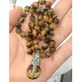 thumbnail image 2 of K-KED 8MM GENUINE TIGER EYE GEMS STONE ROUND BEADS NECKLACE & PENDANT 18" AA, 2 of 7