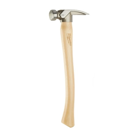 

Milwaukee-48-22-9519 19oz Smooth Face Hickory Wood Framing Hammer