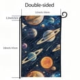 thumbnail image 3 of Qinduosi Welcome Garden Flag Vertical Solar System Planets Yard Flag Yard Seasonal Holiday Outdoor Decor White, 3 of 6