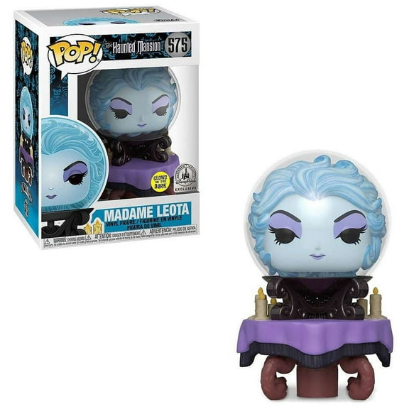 Disney Haunted Mansion Madame Leota Glows in the Dark Vinyl Figure, 3''