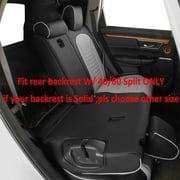 EKR Custom Fit Accord EX Car Seat Covers for Honda Accord EX-L,Touring,Sport,Hybrid 2018-2022 - Full Set Leatherette (Black)