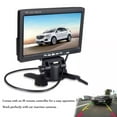 thumbnail image 4 of Graflsoa 7-Inch Foldable HD Car Multimedia Display with Remote, AV Input, and Black ABS Frame, 4 of 7