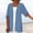 Blue, variant on Women's Lightweight Cardigan Summer Beach Cover Up Casual Open Front Solid Trendy Kimono Style