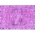 thumbnail image 1 of Ahgly Company Indoor Rectangle Persian Purple Traditional Area Rugs, 8' x 10', 1 of 4