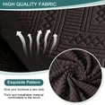 thumbnail image 6 of TAOCOCO 4 Pieces Recliner Loveseat Sofa Slipcovers, Stretch Jacquard Reclining Couch Covers with Pockets for 2 Seater Sofa Protector, Chocolate, 6 of 14