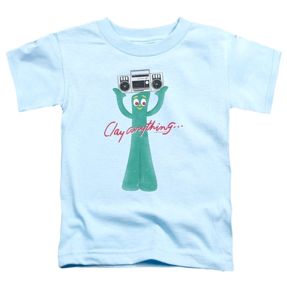 Gumby Clay Anything S/S Toddler T-Shirt Light Blue