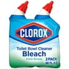 Clorox Toilet Bowl Cleaner with Bleach, Fresh Scent - 24 oz, 2 Pack