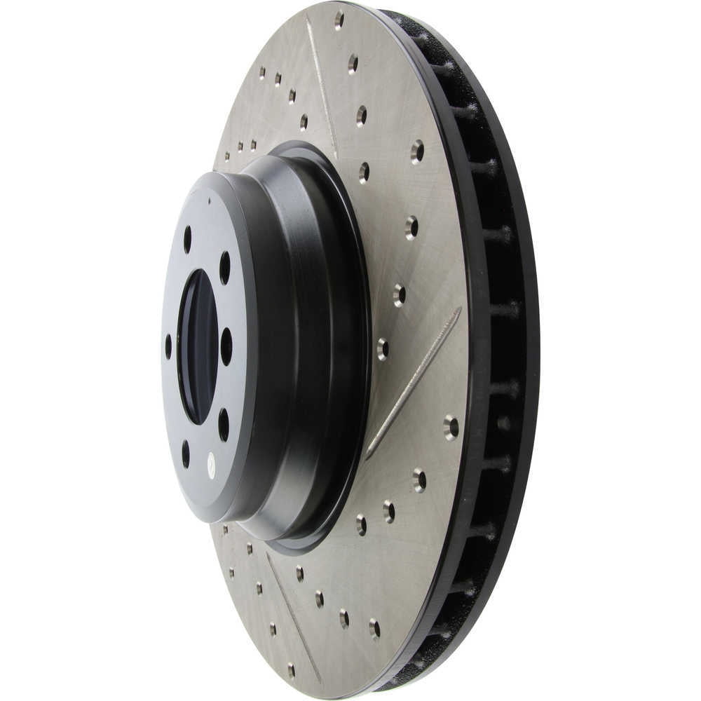 StopTech 127.34093L StopTech Sport Rotors; Drilled And Slotted; Front Left;13.73 in. Dia.; 2.89 in. Height; Fits select: 2007-2013 BMW 335, 2013-2015 BMW X1 XDRIVE35I