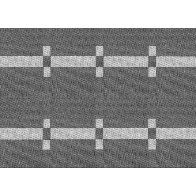 Ahgly Tapis Rectangulaire Lavable en Machine Intérieur Transitionnel Gris Canon, 2 Pieds x 4 Pieds
