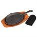 thumbnail image 2 of Grillmark Fajita Set Cast Iron Cotton Handle 7" X 9", 2 of 2