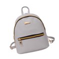 thumbnail image 2 of Mochila de viaje para mujer, bolso escolar de piel sintética, bolsa de compras, cremallera, teléfono portátil, paquete de cosméticos, color blanco kenally AP000927-02, 2 of 7