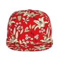 thumbnail image 2 of Daiia Lilies Flowers print Flat Bill Hats Flat Brim Trucker Cap Baseball Cap Adjustable Classic Low Profile Hat Unconstructed Plain Cap, 2 of 9
