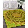 thumbnail image 3 of Ahgly Company Machine Washable Indoor Square Transitional Green Area Rugs, 7' Square, 3 of 7
