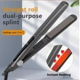 thumbnail image 5 of 2025  Professional 2 in 1 Digital Titanium Plate Flat Iron Fast Heating Curling Hair Straightener, 5 of 5