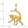 thumbnail image 7 of 14k Yellow Gold Monkey Charm Pendant, 7 of 7