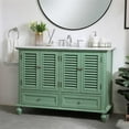 thumbnail image 2 of Elegant Lighting VF30548VM Rhodes 48" Free Standing Single Basin Vanity Set - Vintage Mint, 2 of 16