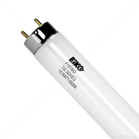 Eiko - 15 Watt Day Light 6500K T8 G13 Base Fluorescent Lamp - F15T8/D