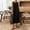*Black, variant on ClodeEU Women's Linen Blend Sleeveless Crewneck Dress with Back Zipper ,Casual Solid Color Midi Dress with Pockets Army Green,Women's Plus L
