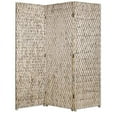 thumbnail image 2 of 1" x 63" x 72" Silver Wood 3 Panel  Screen, 2 of 3