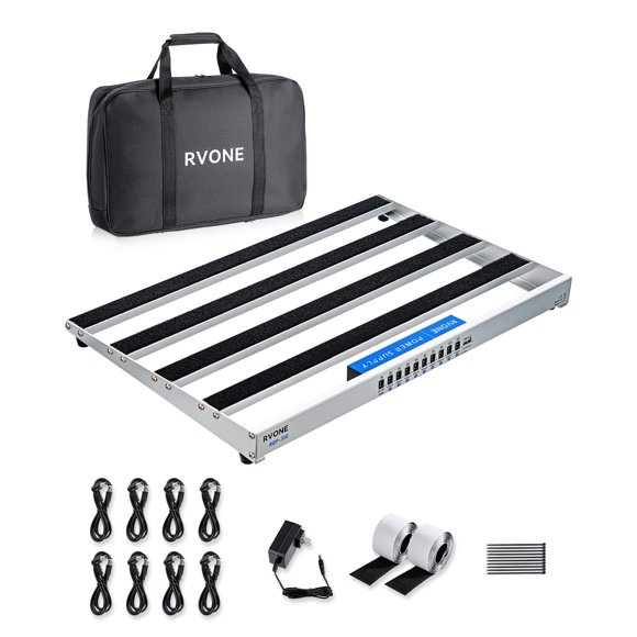 Pedalera de guitarra RVONE RPB-350 con fuente de alimentación y bolsa