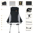 thumbnail image 3 of NiceC Camping Chair, Black and Gray, 3 of 9