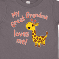 thumbnail image 4 of Inktastic My Great Grandma Loves Me Cute Giraffe Boys or Girls Toddler T-Shirt, 4 of 5