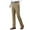 Khaki, variant on ohmzyzo Mens Stretch Dress Pants Slim Fit Dress Pants for Men Flat Front Casual Dress Pants Athletic Golf Trousers with Pocket Black