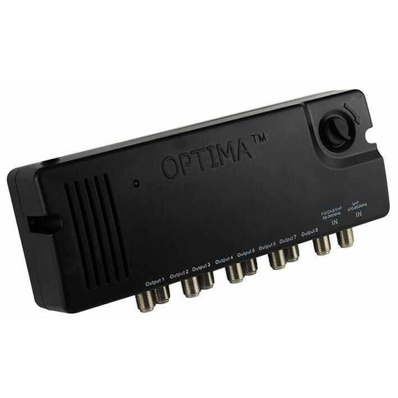 OPTIMA - 8-Way Variable Gain LTE Distribution Amplifier DA8-20