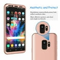 thumbnail image 3 of Tekcoo For Samsung Galaxy Note 9 / S9 / S9 Plus Case, Tekcoo [Rose Gold] Ultra Thin Full Body Coverage Protection Scratch Proof Hard Slim Hybrid Cover Shell Tempered Glass Screen Protector Skin, 3 of 4