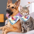 thumbnail image 4 of Unicorn Breathable Chiffon Yarn Cat Bandanas, Pack of Two, Translucent Lightweight Collars for Pets, 40.6x40.6x58/16x16x22.8in & 53.3x53.3x76.2/20.9x20.9x30 in, 4 of 5