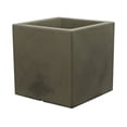 thumbnail image 1 of Ecobo Maceta Cuadrada Ecológica 39,9 cm, Estilo Bloco, Uso Interior/Exterior, Duradera, Versátil y Ligera, Diseñada por Artesanos Brasileños, Diseño Contemporáneo, Todo Tipo de Climas, Beige., 1 of 2