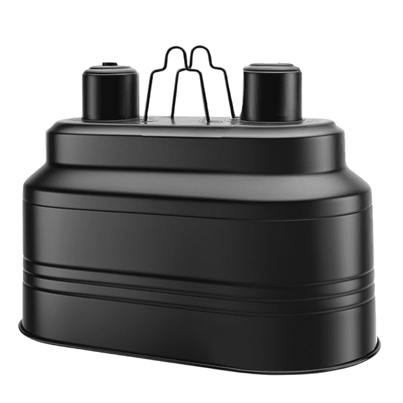 Dual Reptile Light Fixture, Max 160W Each Heat Lamp Fixture with Separate Switches, Fits ywm58