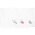 thumbnail image 1 of 3pcs Flower Embroidery Handkerchief Vintage Lace Handkerchief Ladies Handkerchief Mixed Color, 1 of 1