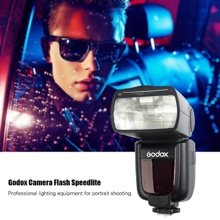 Godox TT600 Camera Flash Speedlite Master Slave Off GN60 Built-in 2.4G  Wireless X System Transmission Compatible for Canon, Nikon, Pentax,  Olympus