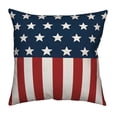thumbnail image 2 of Pandiboks Throw Pillow Covers 18x18in Couch Pillow Covers Multicolor Linen Stars Square for Living Room、Dorm Room, 2 of 5