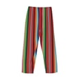 thumbnail image 4 of Kdxio Mexican Serape Blanket Stripes Print Men's Sleep Pajama Pant Lounge Pants with Pockets, 4 of 8