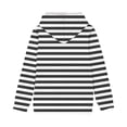 thumbnail image 4 of Gytharion Girls Hooded Sweatshirts Fashion Stripe Long Sleeve Hoodies Warm Pullover Sweatshirts with Pockets,3Years-14Years, 4 of 5