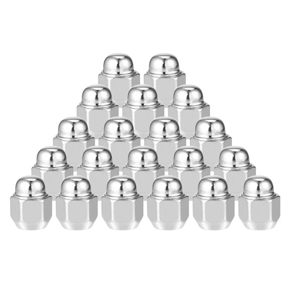 Unique Bargains 20 Pcs Wheel Lug Nuts Compatible for Hyundai Santa Fe Sonata Chorme Plated M12x1.5 Tire Lugnuts